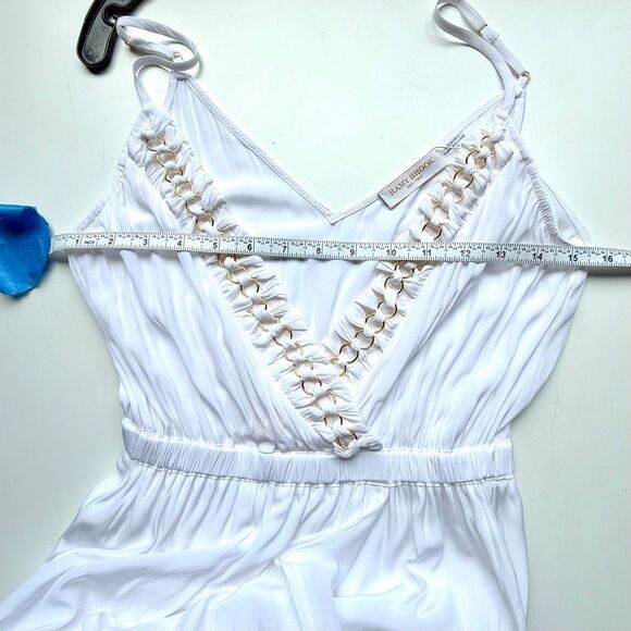 NWT Ramy Brook “Tori” high low dress Dress in white.  Size XS - Picture 9 of 9